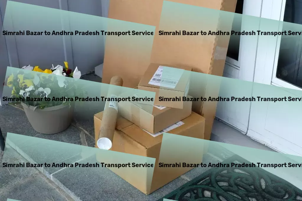 Simrahi Bazar to Andhra Pradesh Courier And Parcel Quick freight solutions